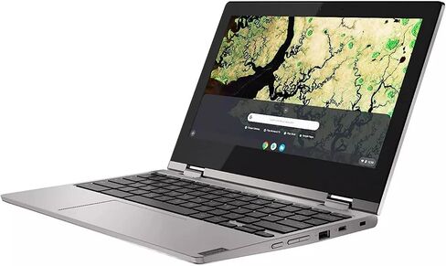 Lenovo Chromebook C340 2-in-1 محمول قابلة للتحويل في معالج Intel Silver حتى 3.6 جيجا هرتز 4GB DDR4 32GB EMMC 11.6in IPS Touchscreen BT WebCAM (متجدد) in Kuwait