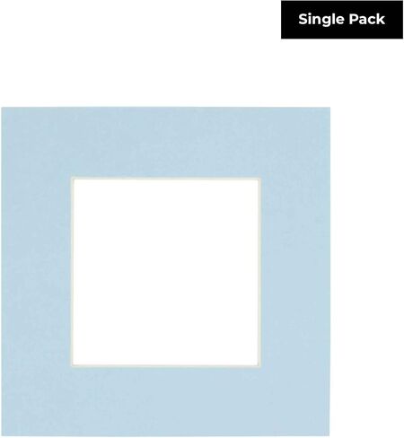 CountryArtHouse Charcoal Acid Free 27x27 Square Picture Frame Mat with White Core Bevel Cut for 22x22 Pictures - Fits 27x27 Frame - Pack of 1 Matboard in Saudi Arabia