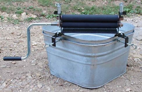 Wisemen Trading Hand Wringer Black and Stainless Steel (Black) Proudly 100% Made in USA in Kuwait