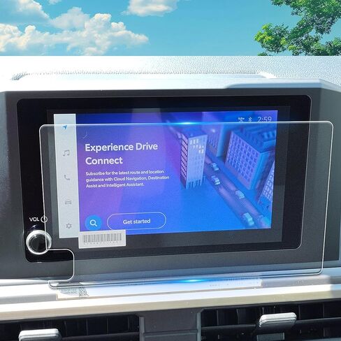 For 2022~2024 Nissan Frontier (S/SV/Pro-X/Pro-4X) Screen Protector Matte Anti-Glare Tempered Glass Touchscreen *1 Accessories 9H Hardness Glass - No More Fingerprint in Saudi Arabia