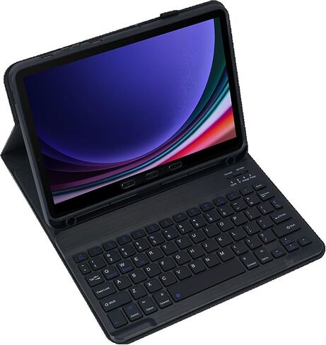 حالة لوحة المفاتيح لعلامة Tab Samsung Galaxy Active Pro 2025 10.1 بوصة/4 Pro/5 Pro ، SM-T540/T547/T630/T638 غطاء مفتاح Bluetooth القابل للفصل مع حامل قلم مدمج (أسود) (عادي) in Kuwait