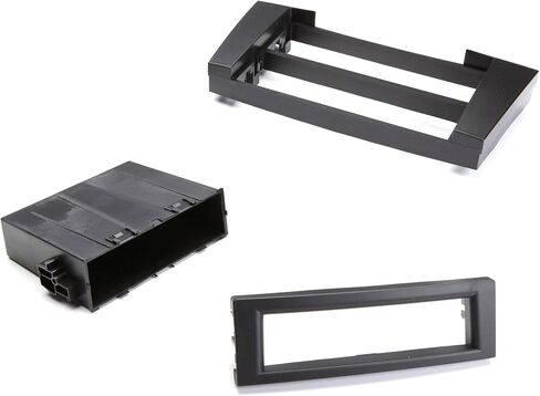 Scosche MZ2345B Single DIN Radio Install Dash Kit with Storage Pocket Compatible with Select 2003-2006 Mercedes-Benz E-Class - Aftermarket Car Stereo Installation Kit - Does Not Fit Double DIN Radios in Saudi Arabia
