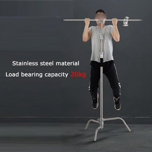 C Stands with 128cm Long Horizontal Arm, 150-330cm Height Adjustable, Can Bear 20kg Tripod,for Photography Studio Softbox in Saudi Arabia