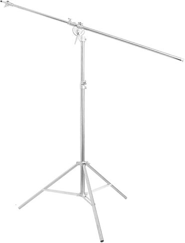 Photography Light Tripod, C Stands Adjustable Height 160-380cm, Load-Bearing Capacity 15kg,for Photography Studio Softbox in Saudi Arabia