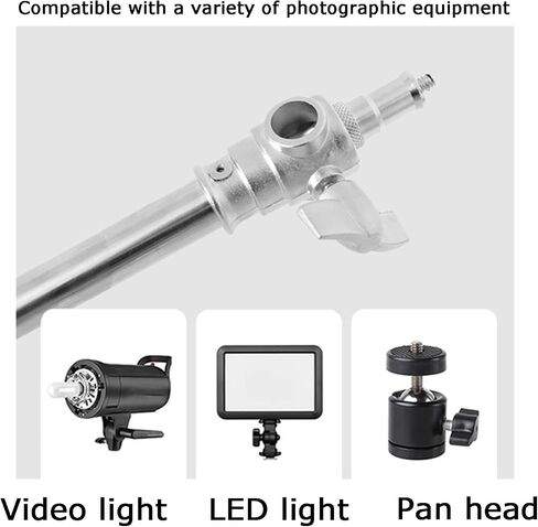 Photography Light Tripod, C Stands Adjustable Height 160-380cm, Load-Bearing Capacity 15kg,for Photography Studio Softbox in Saudi Arabia