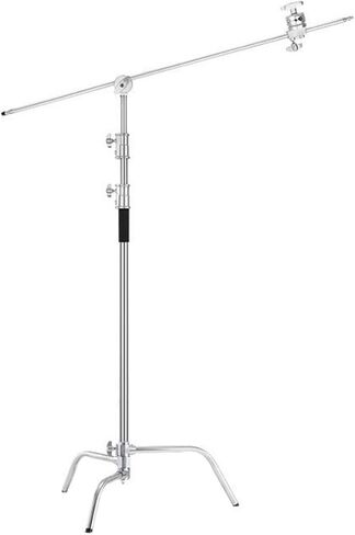 C. Light Stands ، دب 20 كيلوجرام ترايبود مع ذراع متقاطعة ، ارتفاع قابلة للتعديل 150-330 سم ، لتصوير استوديو RING عاكس Softbox in Kuwait