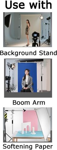 C. Light Stands ، دب 20 كيلوجرام ترايبود مع ذراع متقاطعة ، ارتفاع قابلة للتعديل 150-330 سم ، لتصوير استوديو RING عاكس Softbox in Kuwait