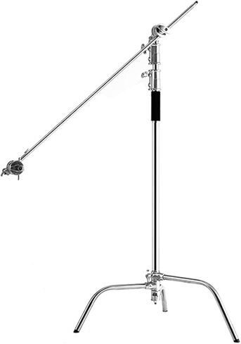 Heavy Duty C Stands with Boom Arm, Load Capacity 20 Kg Light Tripod, Spring Safety Buffer for Spotlights Photography Studio in Saudi Arabia