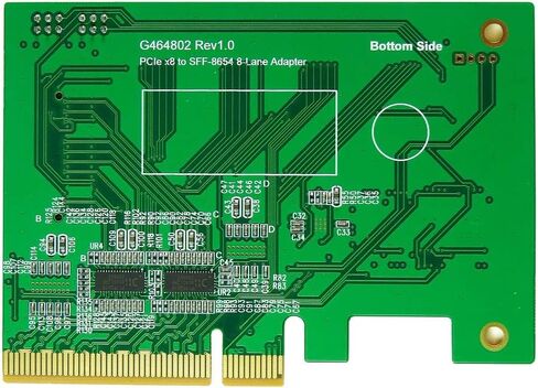 PCIe x8 Gen4 with ReDriver to SlimSAS 8i (SFF-8654) Add-in-Card | Micro SATA Cables in Saudi Arabia