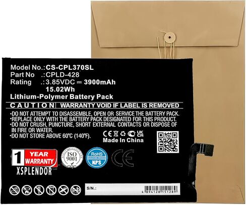 XSP Replacement Battery for Coolp/ad CP3705AS, Legacy PN CPLD-428 in Saudi Arabia
