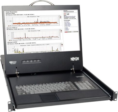 Tripp Lite B070-016-19 16 Port NetCommander Console CAT5 KVM مع 19 "LCD in Saudi Arabia