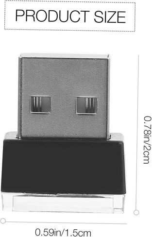 Ciieeo 3pcs Mini USB LED Atmosphere Lamp for Car Easy to Use Water Resistant Lighting Car Decoration Accessories for Night Illumination in Kuwait