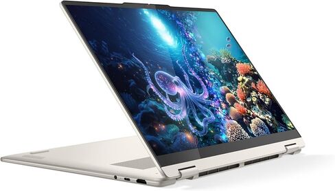 Lenovo Yoga 7 2-in-1 16AKP10-2025 جهاز كمبيوتر محمول جديد- 16 "Wuxga IPS- Touch 6-Core Amd Ryzen AI 5 340-16GB LPDDR5 512GB SSD- AMD Radeon 840M Graphics Thunderbolt 4- Backlit KB- Phunseprint- Win11 Home in Kuwait