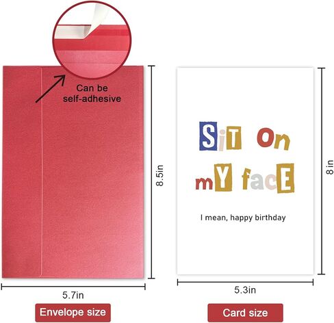 SuperShunhu Funny Greeting Card, Texts to Mom, Ideal Mother’s Day Gift, 8 x 5.7 inches, Modern, Cardstock, Premium Red Envelope in Kuwait