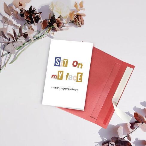 SuperShunhu Funny Greeting Card, Texts to Mom, Ideal Mother’s Day Gift, 8 x 5.7 inches, Modern, Cardstock, Premium Red Envelope in Kuwait