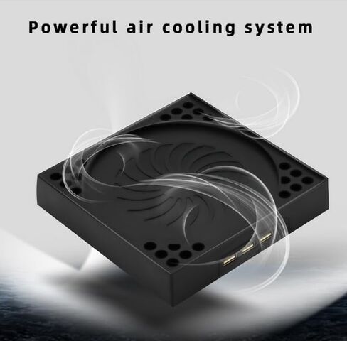 مروحة التبريد لسلسلة Xbox Series X ， موقف تبريد سطح المكتب المدمج في 2 من المعجبين Turbo مع كابل USB Cable USB-C القابل للتعديل 3 in Saudi Arabia
