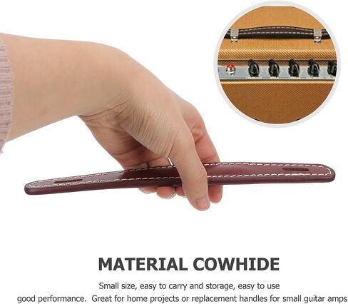 Guitar Amplifier Speaker Strap: Leather Dresser Pulls - Dresser Drawer Handle Leather Coffee 8.80x1.14x0.24in in Saudi Arabia