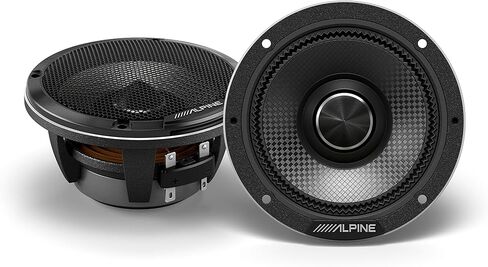 Alpine HDZ-653S, Status Series Hi-Res 6.5" 3-Way Coaxial Speakers + S-A32F 320W 4-Channel Amplifier Bundle in Saudi Arabia