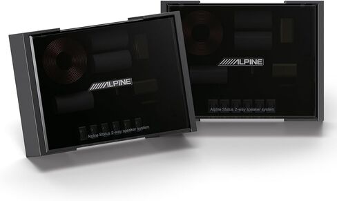 Alpine HDZ-653S, Status Series Hi-Res 6.5" 3-Way Coaxial Speakers + S-A32F 320W 4-Channel Amplifier Bundle in Saudi Arabia