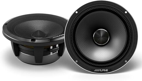 Alpine HDZ-653S, Status Series Hi-Res 6.5" 3-Way Coaxial Speakers + S-A32F 320W 4-Channel Amplifier Bundle in Saudi Arabia