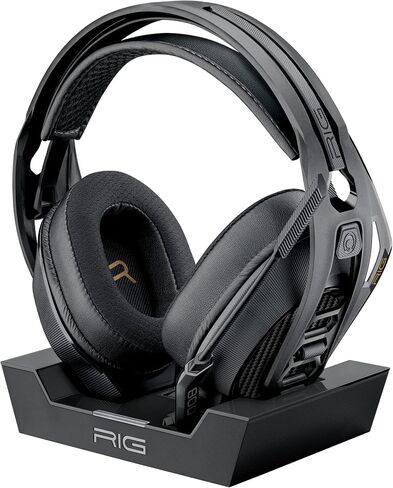 Rig 800 Pro HD Wireless Headset ومحطة قاعدة متعددة الوظائف - متوافقة مع الكمبيوتر الشخصي ، MAC ، PS5 ، PS4 - مع صوت محيطي Dolby Atmos 3D لأجهزة الكمبيوتر المحمولة Windows 10/11 (غير متوافق مع Xbox) (متجدد) in Saudi Arabia
