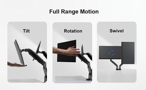 Motion Desk Motion للشاشات المزدوجة تصل إلى 34 ″ و 22 رطلاً in Kuwait