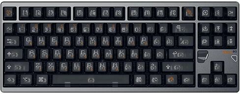 ATK X QK Hex80 هو لوحة مفاتيح الألعاب المغناطيسية ، 80 ٪ TKL ، الألومنيوم CNC ، مفاتيح TI Hall-Effect ، 8 كيلو هرتز الاقتراع ، الزناد السريع ، RGB الخلفية (Gery) in Kuwait