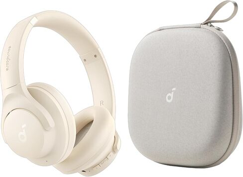 Soundcore by Anker Q20I Hybrid Active Noves Deflowons ، مع علبة سماعات الرأس ، وبلوتوث اللاسلكي الزائد ، ووقت تشغيل ANC طويل 40 ساعة ، وصوت عالي الدقة ، وباس كبير ، وتخصيص عبر تطبيق in Saudi Arabia