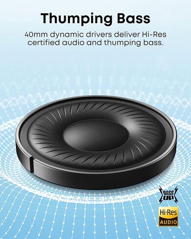 Soundcore by Anker Q20I Hybrid Active Noves Deflowons ، مع علبة سماعات الرأس ، وبلوتوث اللاسلكي الزائد ، ووقت تشغيل ANC طويل 40 ساعة ، وصوت عالي الدقة ، وباس كبير ، وتخصيص عبر تطبيق in Saudi Arabia