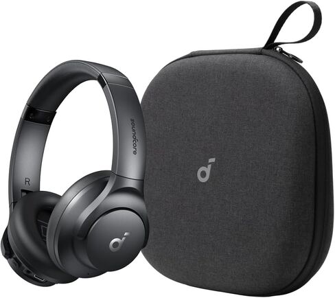 Soundcore by Anker Q20I Hybrid Active Noves Deflowons ، مع علبة سماعات الرأس ، وبلوتوث اللاسلكي الزائد ، ووقت تشغيل ANC طويل 40 ساعة ، وصوت عالي الدقة ، وباس كبير ، وتخصيص عبر تطبيق in Kuwait