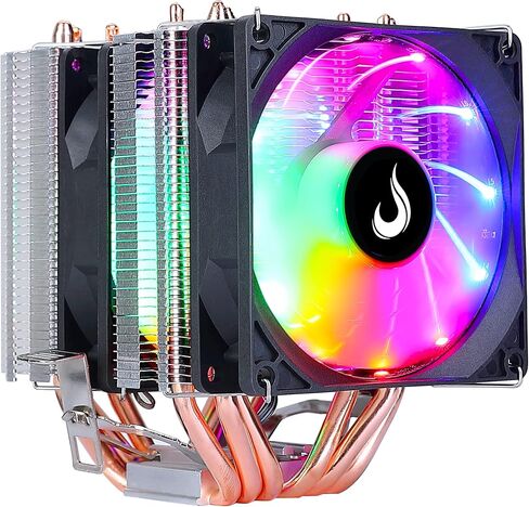 Computer Case Air Cooler - وضع الارتفاع - Gamer - G800-180mm - LED: RGB Rainbow - - Intel: 775/1150/1151/1155/1156/1366 - AMD: AM4/AM2/AM2+/AM3+/FM1/FM1/FM1 in Kuwait