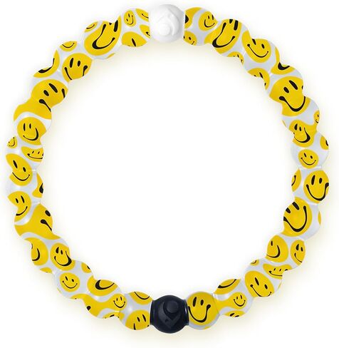 Lokai Silicone Beaded Bracelet for Women & Men, Artist Collection - James Goldcrown Hearts, (Large, 7 Inch Circumference) - Halloween Silicone Bracelet Slides-On, Comfortable Fit in Kuwait