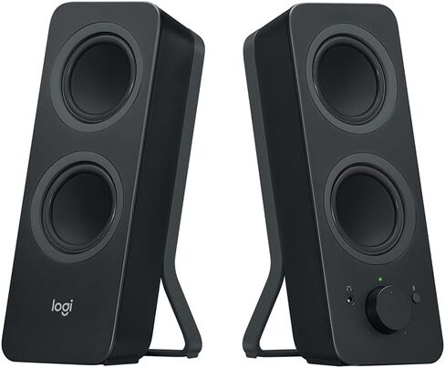 Logitech Z207 - Altifalantes - Para PC - Canal 2.0 - Sem Fios - Bluetooth - 5 واط (إجمالي) - Preto in Saudi Arabia