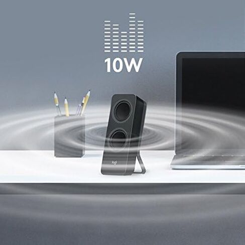 Logitech Z207 - Altifalantes - Para PC - Canal 2.0 - Sem Fios - Bluetooth - 5 واط (إجمالي) - Preto in Saudi Arabia