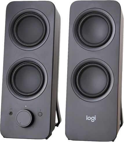 Logitech Z207 - Altifalantes - Para PC - Canal 2.0 - Sem Fios - Bluetooth - 5 واط (إجمالي) - Preto in Saudi Arabia