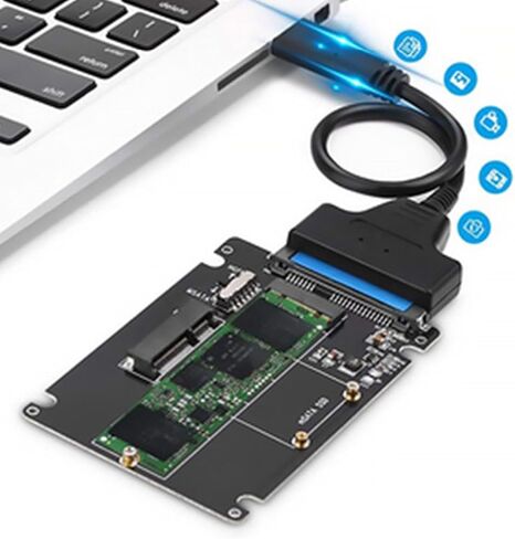 Compactly mSATA Solid Disk to Adapter USB Converter with Plugs and Play Designs HassleFree Maintenance in Saudi Arabia