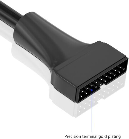 كابل محول اللوحات الأم USB3.0 إلى USB 2.0 لاتصال اللوحة الأمامية 19/20 قدمًا إلى 9 دبوس من الذكور كابل أنثى in Saudi Arabia