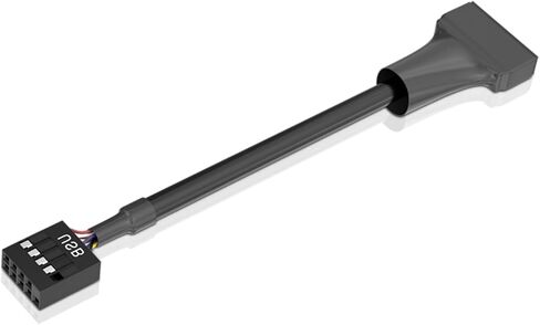 كابل محول اللوحات الأم USB3.0 إلى USB 2.0 لاتصال اللوحة الأمامية 19/20 قدمًا إلى 9 دبوس من الذكور كابل أنثى in Saudi Arabia