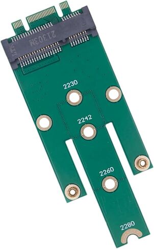MSATA to Convert Card M.2 Male Converters Adapter Card to MSATA Male for 2230 2242 2260 2280 M.2 in Saudi Arabia