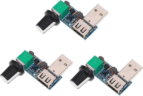 وحدة تحكم سرعة سرعة مروحة USB لاستخدام المكتب والمنزل ، DC5V متوافق in Kuwait