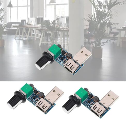 وحدة تحكم سرعة سرعة مروحة USB لاستخدام المكتب والمنزل ، DC5V متوافق in Kuwait
