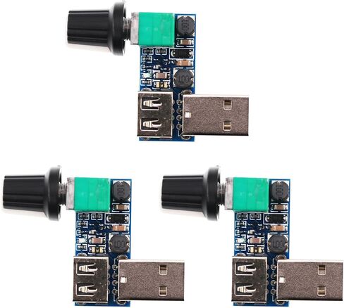 وحدة تحكم سرعة سرعة مروحة USB لاستخدام المكتب والمنزل ، DC5V متوافق in Kuwait