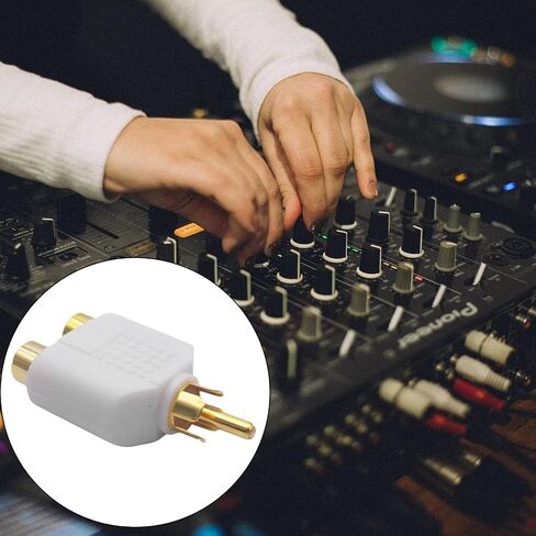 Auditory Y Adapter Splitter Cable Adapter1 Male to 2 Female for Extending Auditory Video Cables Connectors 1PC in Saudi Arabia
