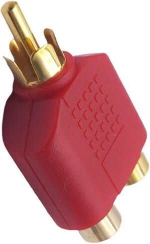 Auditory Y Adapter Splitter Cable Adapter1 Male to 2 Female for Extending Auditory Video Cables Connectors 1PC in Saudi Arabia