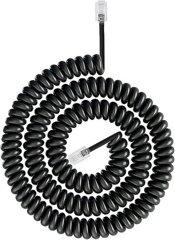 1 Set Telephone Cord Detangler 360 Degree Rotating Landline Cable Telephone Handset Cord RJ9 Phone Cord Detangler in Saudi Arabia