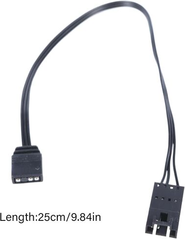 4Pin LED Light Strips Extension Wire Sync Light Cable for HDLL120 Fan Light Adapter Cable to Motherboard 5v3Pin in Saudi Arabia