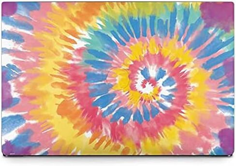 Skinit Skinit Lastop Skin Concervation مع Dell XPS 15in (2017) - Skinit مرخص رسميًا مصمم في الأصل تصميم صبغة قوس قزح Rainbow Tie Dye in Saudi Arabia