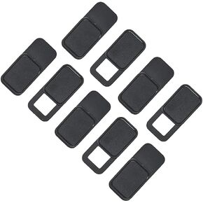 NUOBESTY 9Pcs Webcam Cover Slider Privacy Protect Shutter for Laptop Tablet Compact Design Black in Kuwait