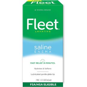 Fleet Gentle Saline Adult Enema, 4.5 Ounces Twin Pack in Saudi Arabia