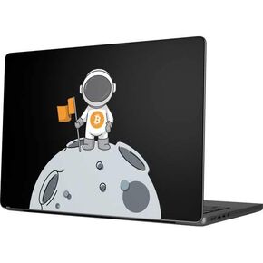 Skinit Decal Laptop Skin Compatible with MacBook Pro 14in (2021) Originally Designed Bitcoin Astronaut Design in Kuwait